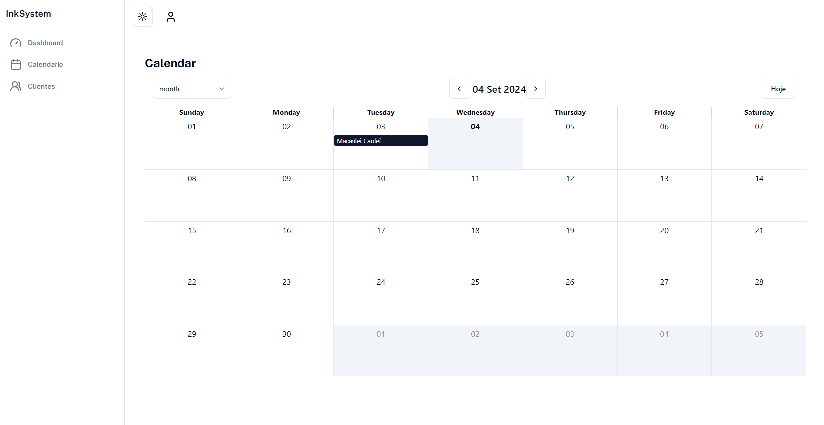 Product Dashboard